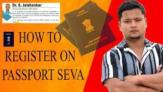 How to register on PASSPORT SEVA website online || passport seva ki website par kese register kare