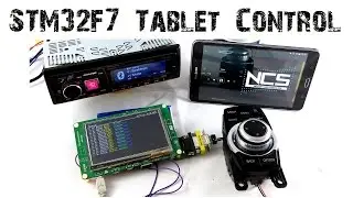 STM32F7 Discovery Tablet and Alpine CAR Radio Control