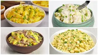 🎄Вкусные и быстрые КАРТОФЕЛЬНЫЕ САЛАТЫ. 4 рецепта от Всегда Вкусно!