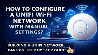 HOW TO CONFIGURE SETUP A UNIFI SSID WIFI NETWORK, WIRELESS NETWORK SETUP WITH MANUAL SETTINGS