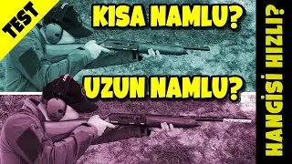Which is fast: Long barrel or short barrel shotgun? (recut)
