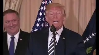 Trump Speaks At Mike Pompeo's Swearing-In As Secretary Of State