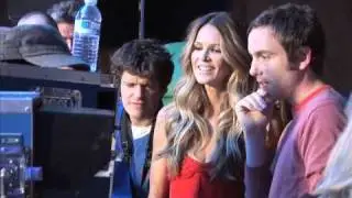 Behind The Scenes on ident shoot with Elle MacPherson