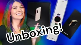 Unboxing Samsung Galaxy Z Fold6, Flip6, and Watch 7! New Colors!