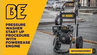 Powerease Engine Pressure Washer Start-Up