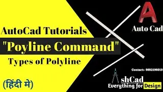 Polyline Command | AutoCad Tutorial # 4 | AutoCad Tutorial for Beginners |