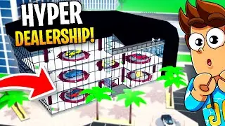 I COMPLETED The NEW HYPER DEALERSHIP In Car Dealership Tycoon!!
