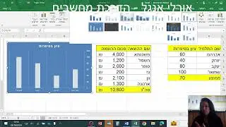 Open Valley קיסריה, סדנת אקסל למתחילים   הוספת תרשימים