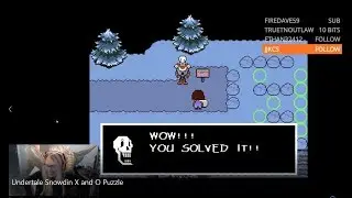 Undertale Snowdin XOXO Puzzle Solved