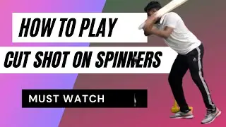 How To Play Cut Shot On Spinners | Cut Shot In Cricket || Online Cricket Coaching 