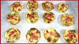 KETO SAUSAGE EGG BITES | KETO BREAKFAST MEALS | COOK WITH ME