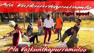 #alavaikunthapurramuloo movie action allu arjun || Fight spoof II Action Fanz.