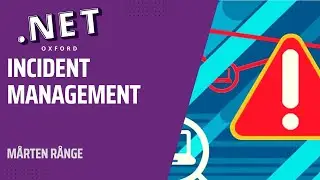 Incident Management - Mårten Rånge