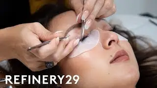 I Got $200 Eyelash Extensions For The First Time | Macro Beauty | Refinery29