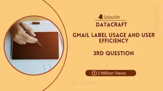 Google  Gmail Label Usage and User Efficiency 3rd question