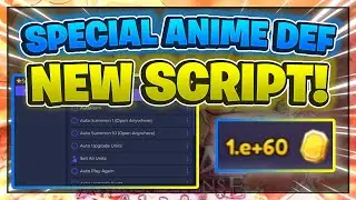 Special Anime Defense Script GUI / Hack (DUPE, AUTOFARM, INF COINS, AND MORE) *PASTEBIN*