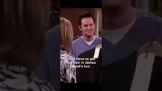 Rachel Helps Chandler Find His Wedding Tuxedo 