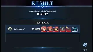 Solo Leveling Arise - Rank 1 Battlefield Of Time Boss Kill
