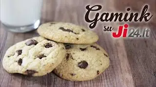 Amerikietiški sausainiai su šokolado gabaliukais