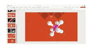 PowerPoint Microsoft 365.  Шаблоны Образование.  Импорт трехмерных моделей