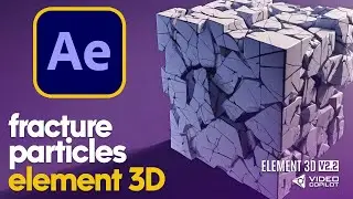 Element 3D: How to create a particle disintegration effect