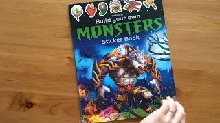 Build your own Monsters Sticker Book - Usborne