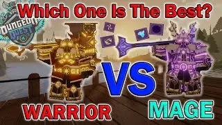 MAGE VS WARRIOR - Which One Is The BEST In Northern Lands?! Dungeon Quest | ROBLOX