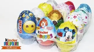 12 ШОКОЛАДНЫХ СЮРПРИЗОВ! Микки Маус, БАРБОСКИНЫ, Emoji,ДЕШЕВЫЕ КИНДЕРЫ,Простоквашино СоюзМультфильм