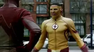 CW The Flash Season 3 Episode 12 Barry and Wally Race (Hilarious)