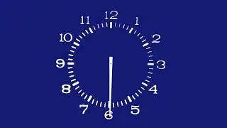 Часы (1 канал Останкино, 1994) в FullHD (только секундная стрелка)