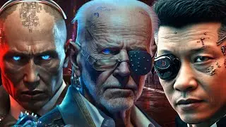 Country Leaders in Cyberpunk World | Created AI 