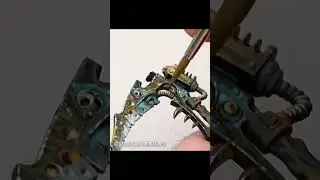 Black lining tips from #miniaturepainting master @Sergiocalvominiatures #warhammer #shorts
