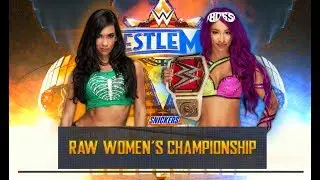 WGE WrestleMania 2 - AJ Lee VS Sasha Banks - Video Package