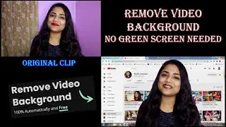 Learn how to edit Videos #20 | Remove Video background | No Green Screen needed