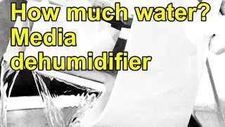 Midea dehumidifier with pump. See how much water it removed.  #dehumidifier #how to remove humidity