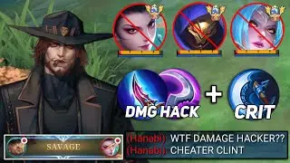I FINALLY FOUND THE BEST CLINT ONE SHOT CRIT BUILD AND EMBLEM FOR 2024🔥 (DAMAGE HACK) - MUST TRY!
