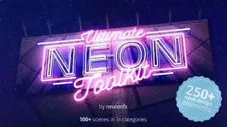 Ultimate Neon Toolkit - Neon Sign Mockup Kit (Best After Effects Projects)
