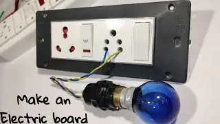 2 switch 2 socket connection Electric wiring | How To Make An Electric Extension Board in Hindi