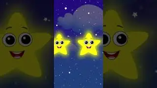 Five Little Stars #shorts #kidssongs #nurseryrhymes #cartoonvideos #preschool