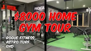 $8000 Rogue Fitness Home Gym Tour | Turf!?