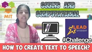 Coding 🖥️ // How to create Text to speech using MIT app inventor? 🤗  