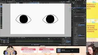 2D Animation in Blender Grease Pencil / Animating eyes