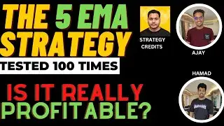 5 Ema intraday strategy part-1 | Backtest | power of stocks |