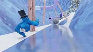 Alfred runs from a bolder... - Gorilla Tag Animation