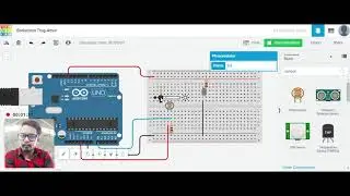AUTO-INTENSITY- Tinkercad- how to control LEDs brightness using Arduino