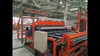 Производство сварной заборной сетки типа Холланд (Holland) и сетки 