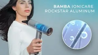 BLDC hair dryer Bamba IonCare Rockstar Aluminium hair dryer