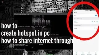 how to create hotspot in pc