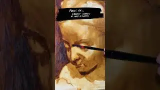 How To Start An Oil Painting, Imprimatura Drawing Layer - Part 2