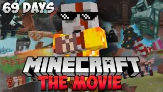 I Spent 69 Days In Minecraft Modded Bedrock - Full Minecraft Movie